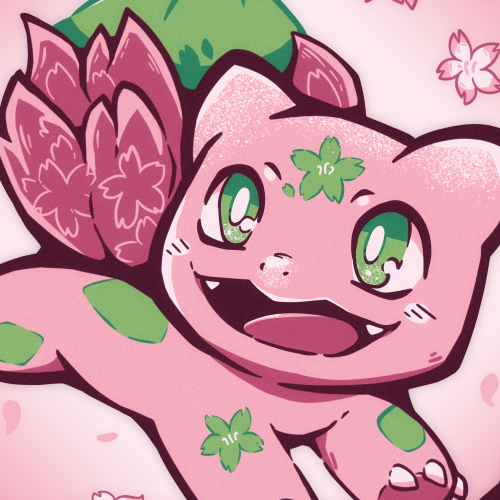  Spring Bulbasaur + a close up Bulba you can use for cute little profile pictures I drew that fox ea