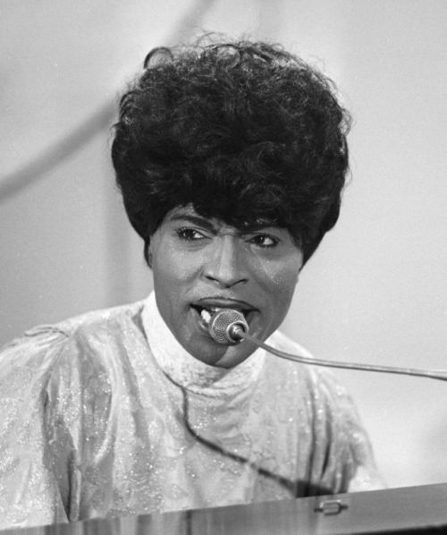 vintageeveryday:Little Richard, a founding father of rock‘n’roll whose fervent shrieks, flamboyant g