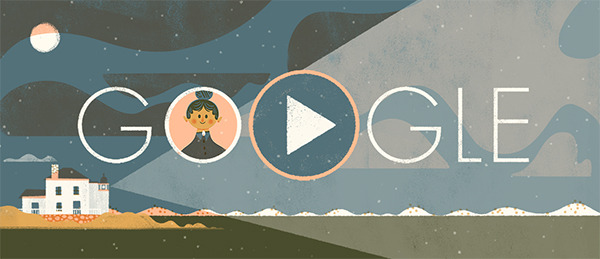 coolchicksfromhistory:  Google Doodle celebrating the birthday of lighthouse keeper