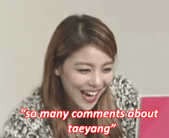 :  Ailee fangirling over Taeyang 