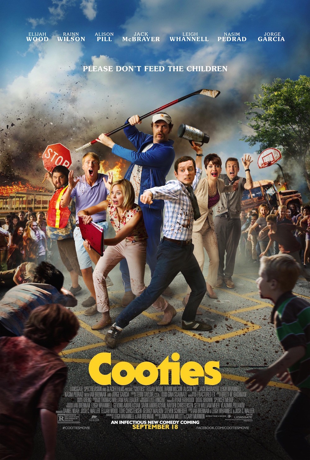 moviepostersgalore:  Cooties (2014) A mysterious virus hits an isolated elementary