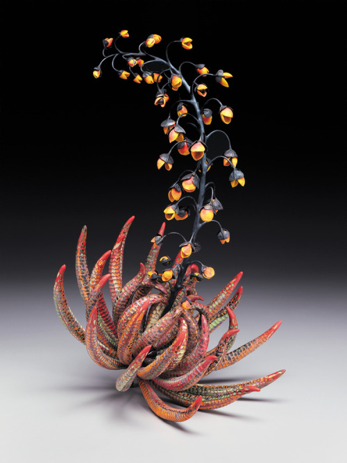 actegratuit: Michael Sherrill and his amazing ceramic flora