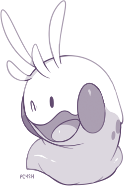 pc4sh:  doodling cute new pokemons, this one is Goomy AND IT’S A SLUG DRAGON HOW CUTE IS THAT 