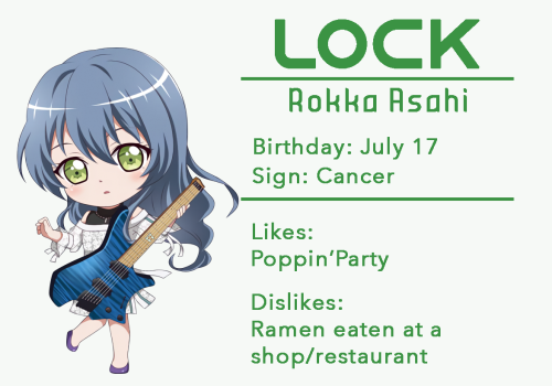 RAISE A SUILEN birthdays + likes/dislikes!sourced from the BanG Dream! 2nd Season Piano Scorenote: t