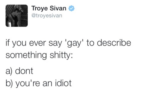 pxstelmota:  Troye’s best tweet of all time  What about if I say gay to describe Perez Hilton?