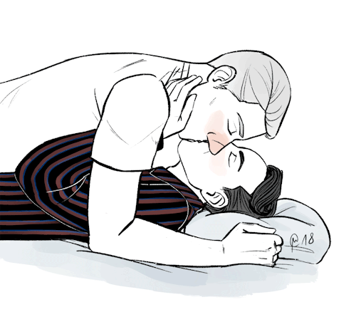 deathbyotpin123: Something sweet for today. Bonus (as in I wanted to animate this but I don’t 