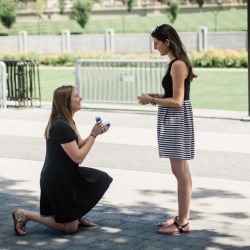 themrsandmrsblog: Meg proposes to Vanessa