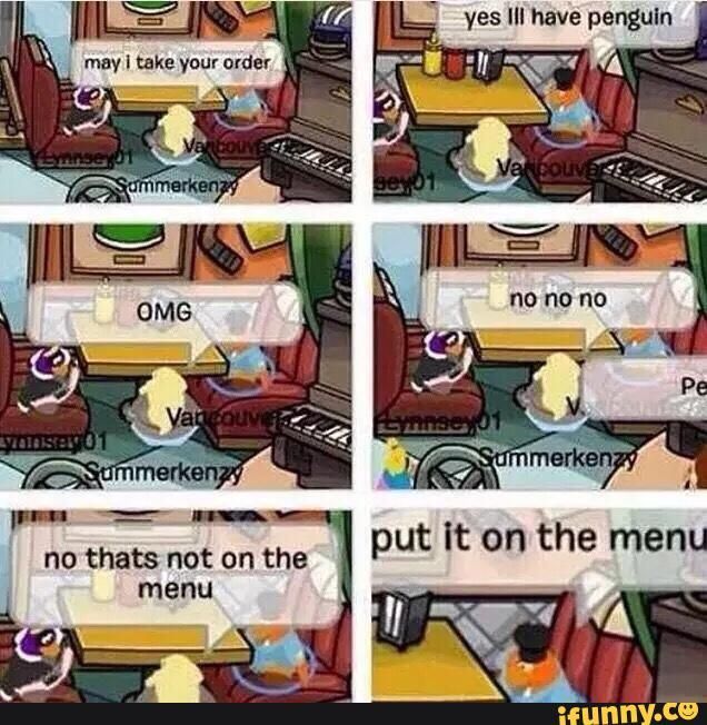 Club penguin memes  Club penguin memes, Club penguin funny