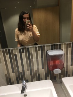 soysweetmilk:  I’m missing my person a lot tonight so have these piccies of me in a maccas wearin his shirt and no bra because they make me really happy