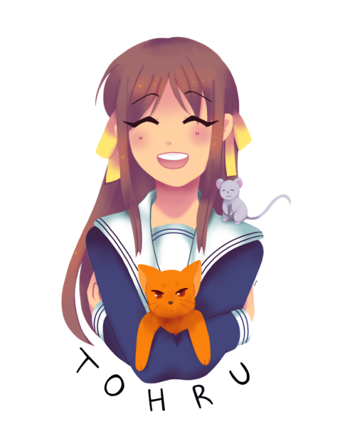 lunarfaith: working on some fruits basket merch!! im making this into a sticker because i would love