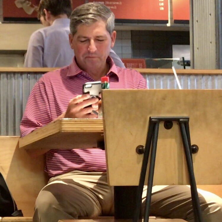 daddiesonthego:Burrito Bowl Daddy enjoying his generous portion of protein for lunch