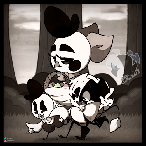 Edwina Looking After Her The Kids While They Go Easter Egg Hunting~Tommy Can Get A Bit Too Excited But