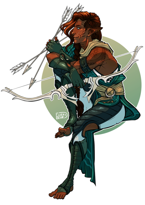 elvenbeard: We had a little Secret Santa event on our discord and here’s a Mah’ri I made for @iio-in