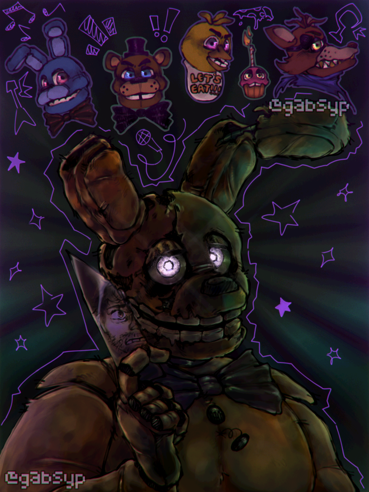 Five Nights in a Dead Mall Arcade. — Molten Freddy and/or Lefty?