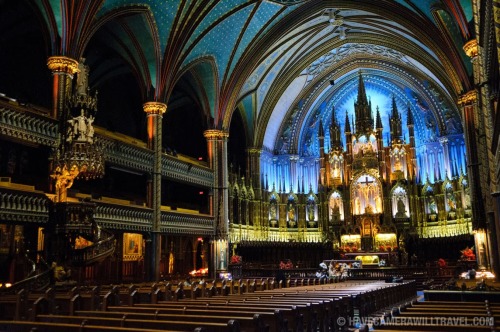 seraphica:Notre Dame Basilica - Montreal, Quebec, CanadaPhotographed by David Coleman [website]