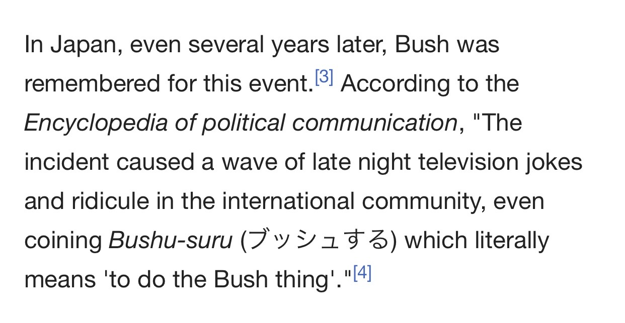 tariqah:  tariqah:  tariqah:  Does anyone remember the time George H.W. Bush puked all over the Japanese prime minister’s lap???   Barbara Bush trying to protect the grace that the Bush family never had to begin with   YES 