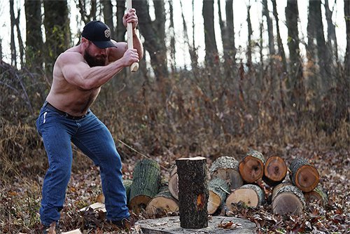 roughmuscle:  sannong:  Seth Feroce - He’s back! After disappearing from BBing for 3 years to fix his personal life and figure things out, he’s back! God he is hot, and the beard! Lumberjack on steroids. YES! On a serious, not muscle obsession note,
