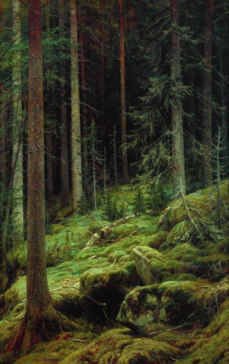 ivan-shishkin:Thickets, 1881, Ivan ShishkinMedium: oil,canvas