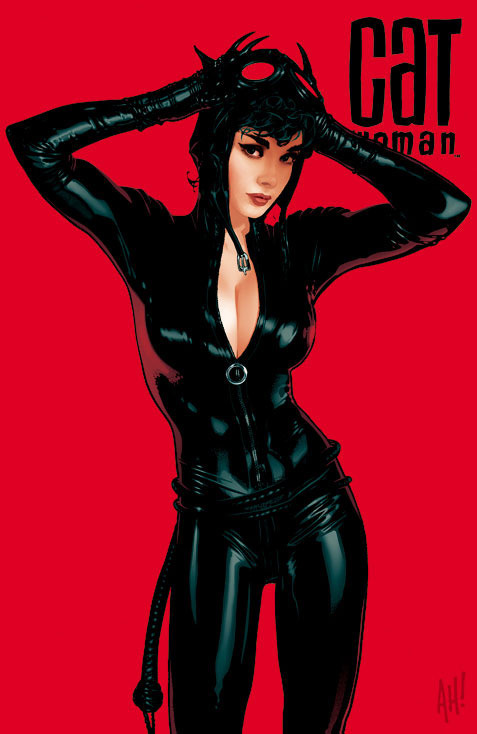 badass–babes: Catwoman by Adam Hughes