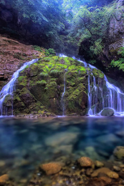 ponderation:  Waterfall in the morning by TigerSeo 