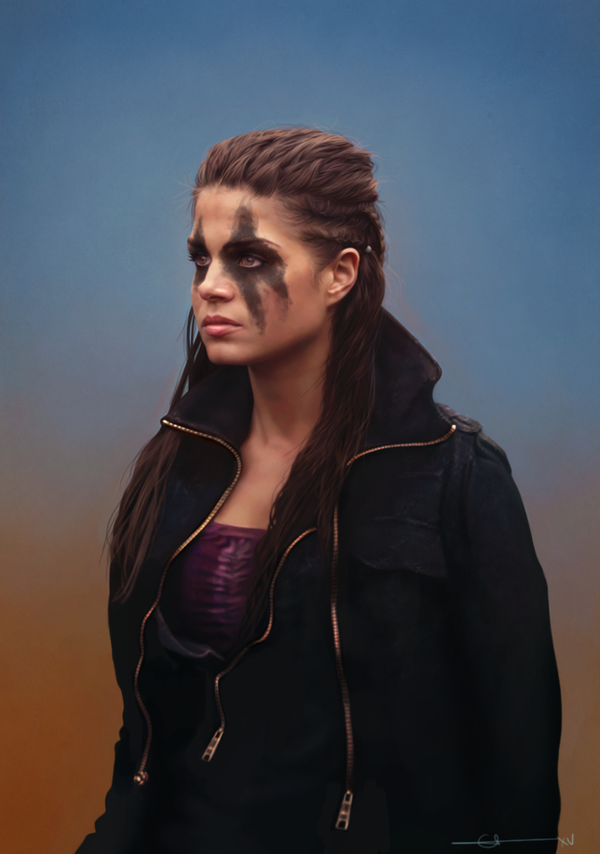 the100fanarts:  so this is an amazing portrait of octavia by the amazingly talented