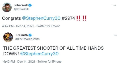 NBA Players React To Steph Breaking The All-time 3-point Record