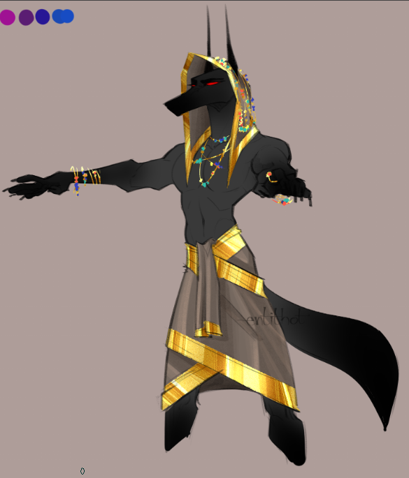 entithot: I had a wild dream where a person, who was trying to usurp Anubis, standing on one of two incredibly huuuge statues that were guarding an entrance to smth  was attacking me and the people I was with, they were pretty strong, shaping the place