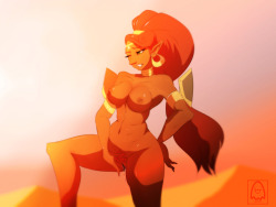 spookiarts: Urbosa from Breath of the Wild
