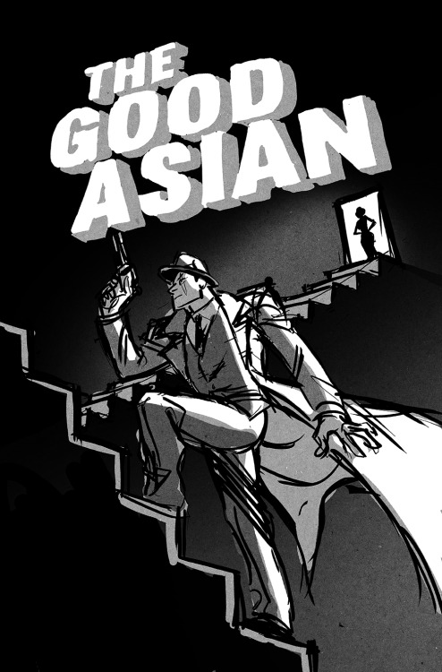 My variant cover for The Good Asian #5 is coming out this week. Written by Pornsak Pichetshote and 