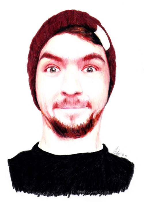 shuploc:Sean McLoughlin (JackSepticEye)    Colored pencils - 4½ hours    [Click for high res]