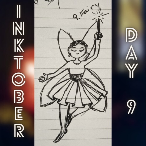 9. Fairy #inktober2021  #october  #halloween2021  www.instagram.com/p/CU06H4as-Wj/?utm_mediu