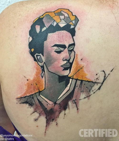 tattrx:  Yeyo Mondragon | Denver Colorado USA Frida Kahlo  certifiedcustoms.net  Someone got my vers