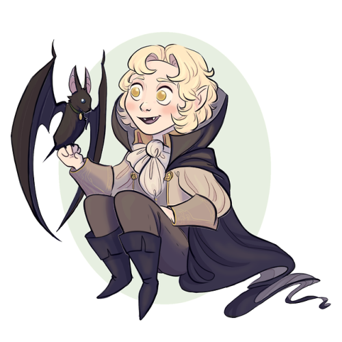 saltyocs: I wanted to draw Alucard as a kid and got carried away  