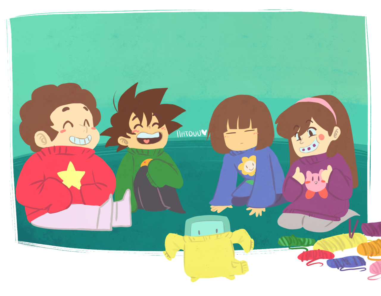 natouuloves:  i did a series of illustrations of crossovers from a couple of my favorite