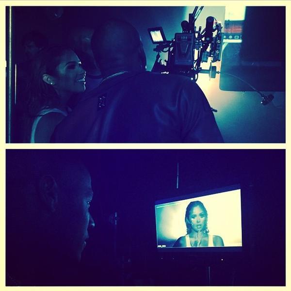jasminev-news:  November 20th: Jasmine on the set of “I Love Your Crazy” music