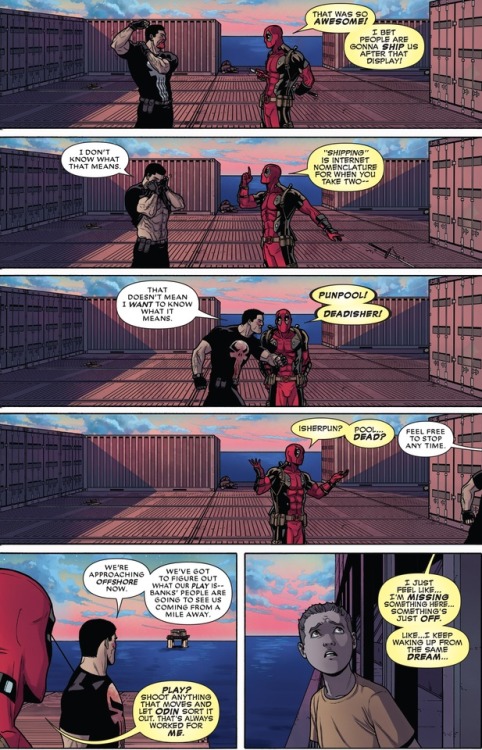 wadewilson-parker:Deadpool vs Punisher #4