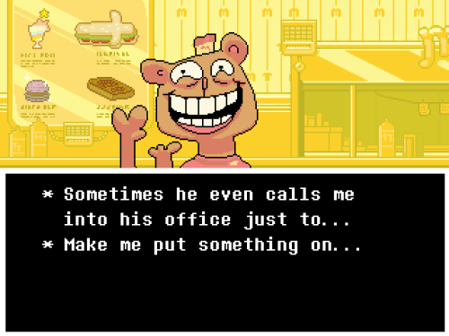 defyingeschaton:annnd heres the new burgerpants dialogue from the undertale 1.1 patch about mettaton