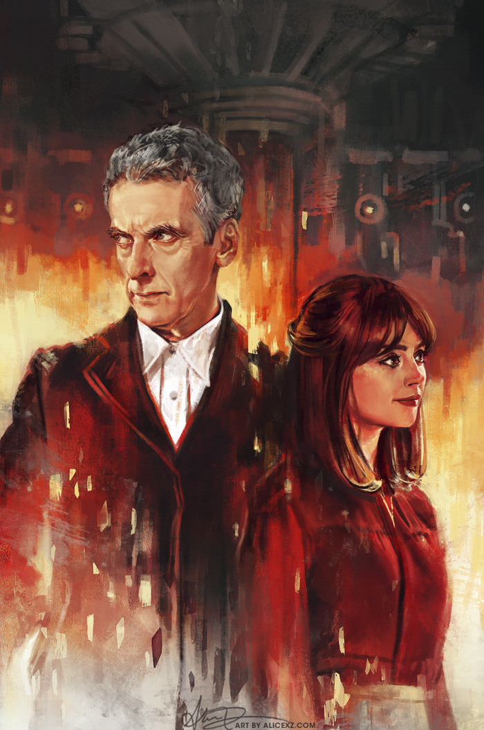 alicexz:
“ I hope you guys all enjoyed the new episode! Here’s the full painting I did to celebrate the season premiere, officially commissioned by the Doctor Who: Earth Conquest documentary!
I had the amazing opportunity to present this artwork to...