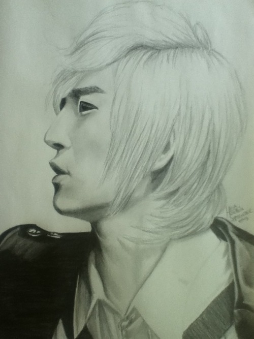 teeaabak:Finished my Kevin drawing! I think his jacket ate my pencil, but I have extras anyways. But