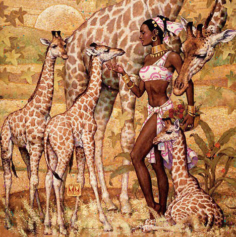 kissmyblackazz: African Goddesses by Karl Bang
