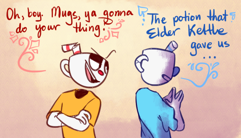 What do King Dice and the Devil think of Elder Kettle/ how is Cupheads and  Mugmans relationship with him? – SpaceAceKaiju Tumblr