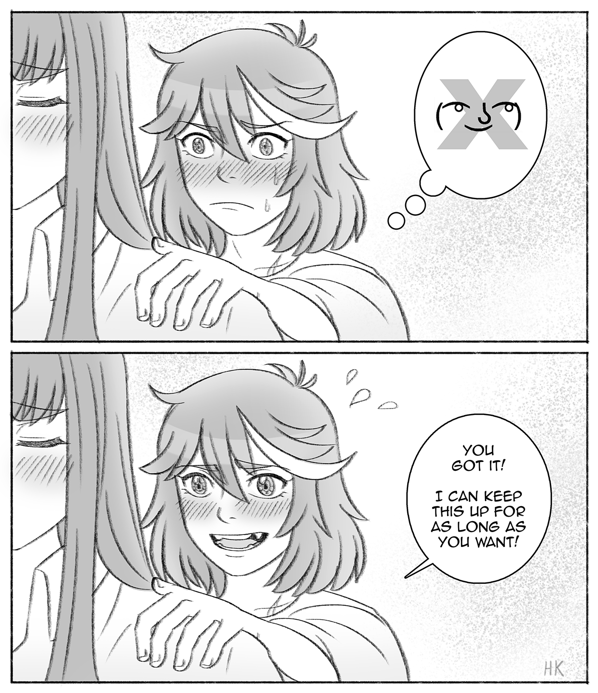 herokick:  With permission, Ryuko was allowed to massage the tense shoulders of a