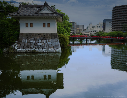 Castle Corner TurretView of a moat and turret of Odawara Castle (Kanagawa Prefecture, Japan) located