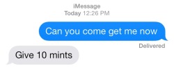 burgrs:  my dad demanding mints in exchange for a ride home 