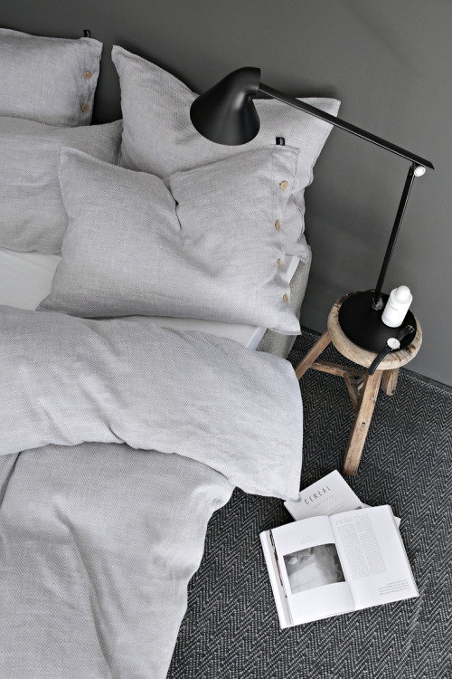 Porn photo gravityhome:  Grey & white Scandinavian