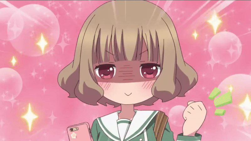 悠遊動漫 Leoay Anime 小桃小栗love Love物語gif動態圖表情包2 Momokuri Gif2