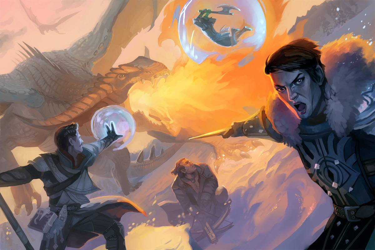 madnessdemon:  Art for Bioware fan contest and first work with action and scene with