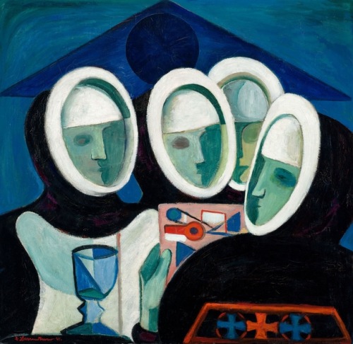Fritz Brandtner The Four Nuns, 1941Oil on canvas