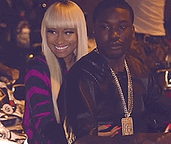 nickispinkdimples:  Nicki & Meek not giving a fuck about you hating ass bitches. 😘