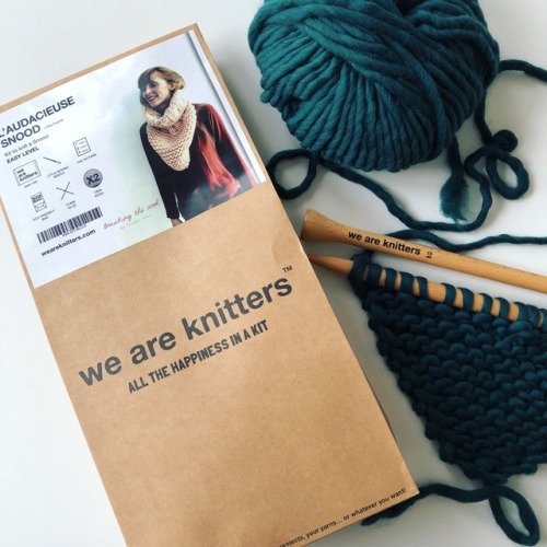 Hey y’all, I saw a few tags asking about the cowl pattern. It’s a we are knitters pattern: https://w